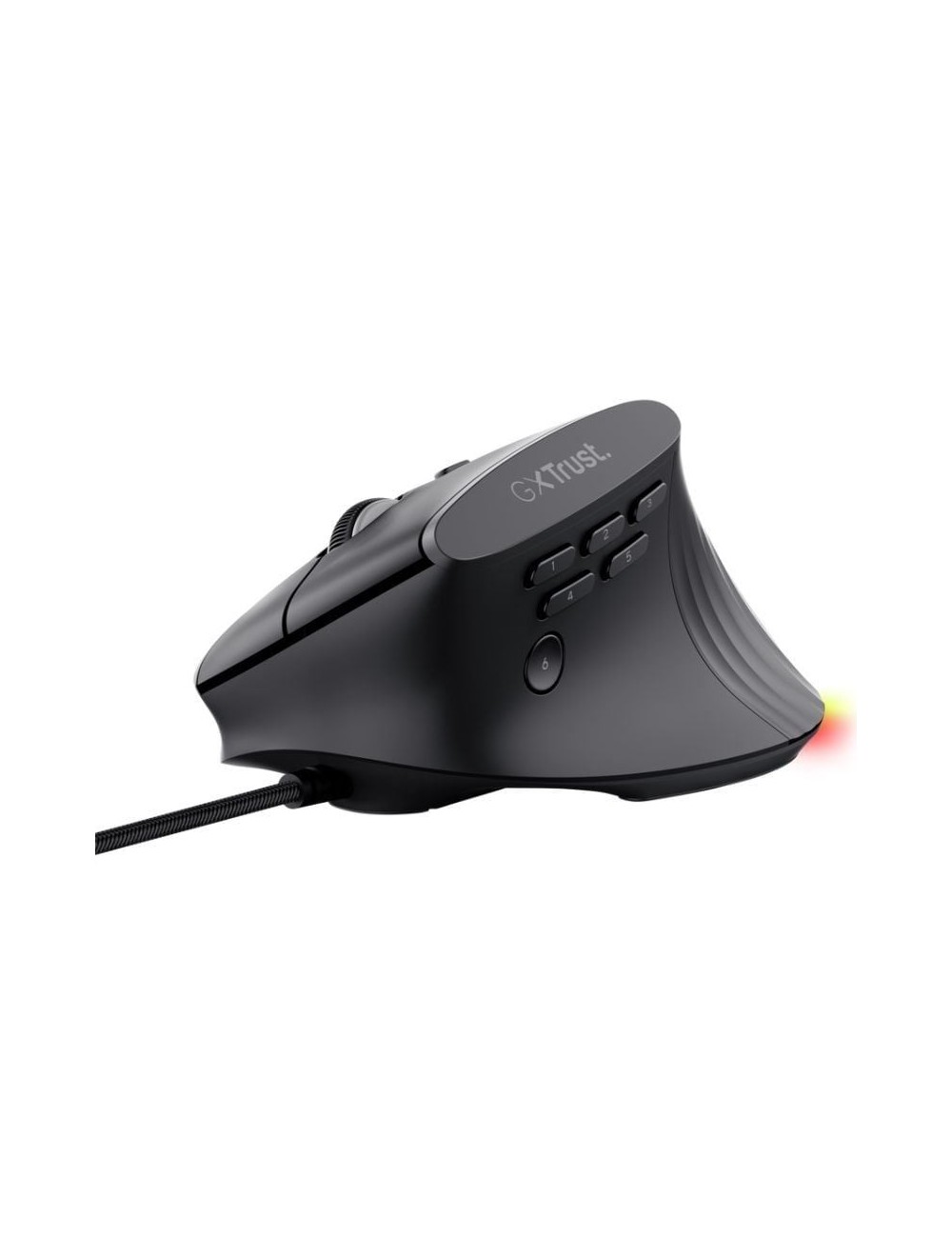 Ratón Vertical Gaming Inalámbrico Trust Gaming GXT 145 Rexxa 26024/ Hasta 12800 DPI