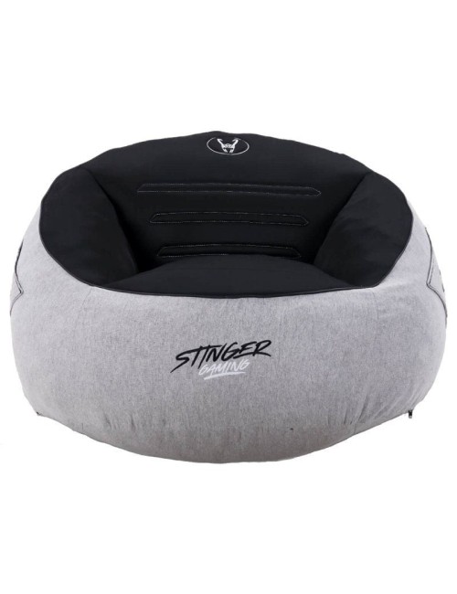 Puff Woxter Stinger Gaming/ con relleno/ Gris y Negro
