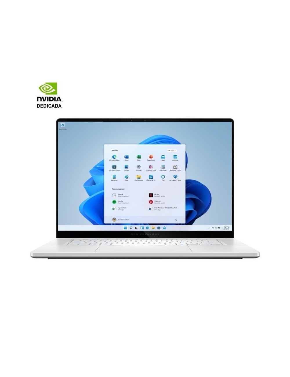 Portátil Gaming Asus ROG Zephyrus G16 OLED GU605CP-QR008W Intel Core Ultra 9-285H/ 32GB/ 1TB SSD/ GeForce RTX 5070/ 16'/ Win11