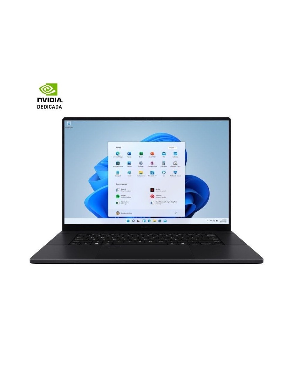 Portátil Asus ProArt P16 OLED H7606WP-RJ079X Ryzen AI 9 HX 370/ 64GB/ 2TB SSD/ GeForce RTX 5070/ 16' Táctil/ Win11 Pro