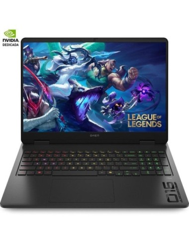 Portátil Gaming HP Omen 16-AM0036NS Intel Core Ultra 7-255H/ 32GB/ 1TB SSD/ GeForce RTX 5060/ 16'/ Sin Sistema Operativo