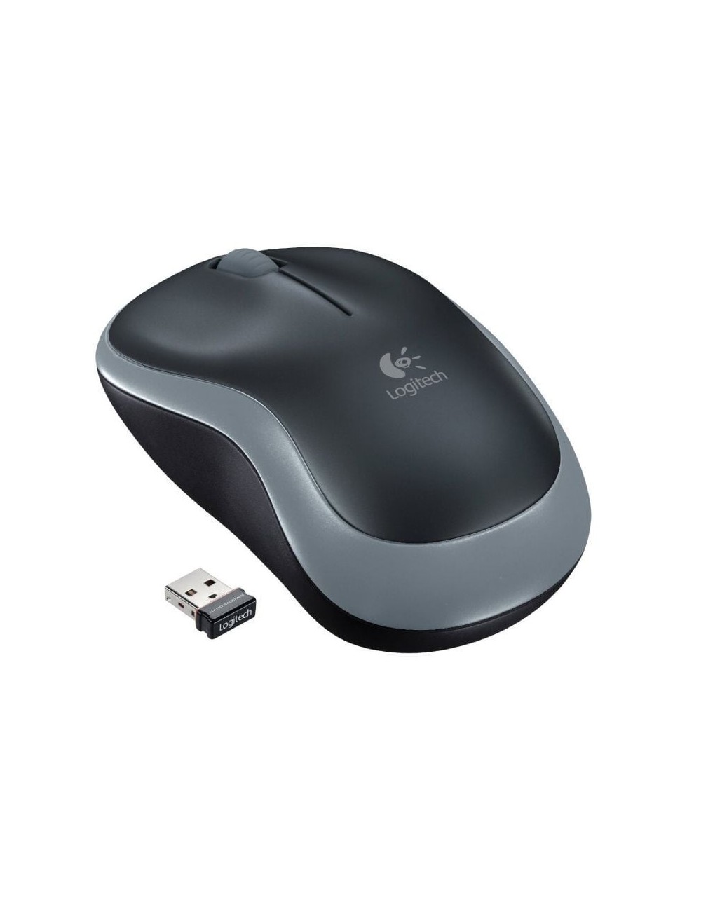 Ratón Inalámbrico Logitech M185/ Hasta 1000 DPI/ Gris