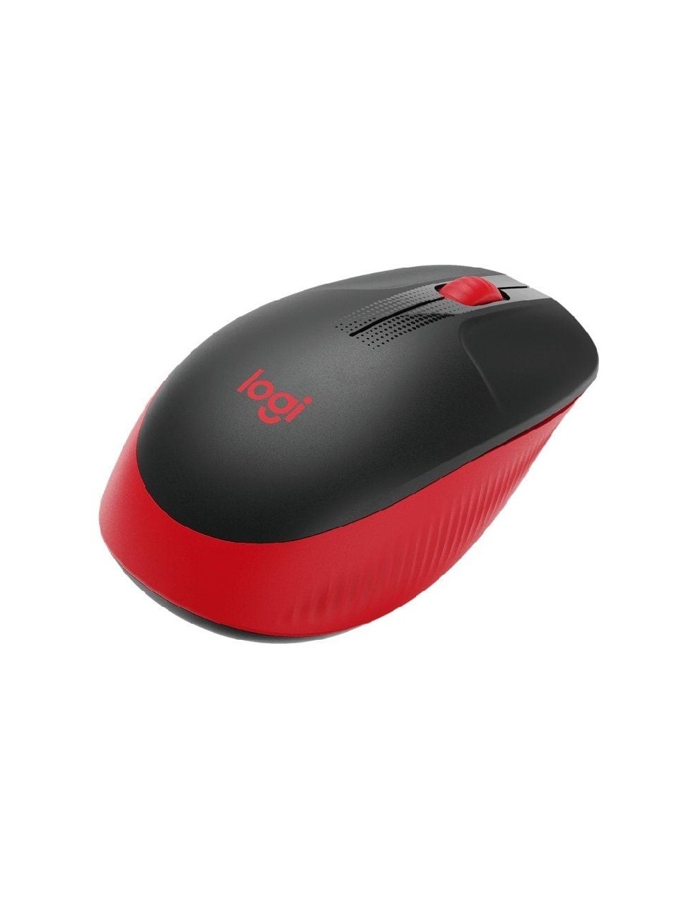 Ratón Inalámbrico Logitech M190/ Hasta 1000 DPI/ Rojo