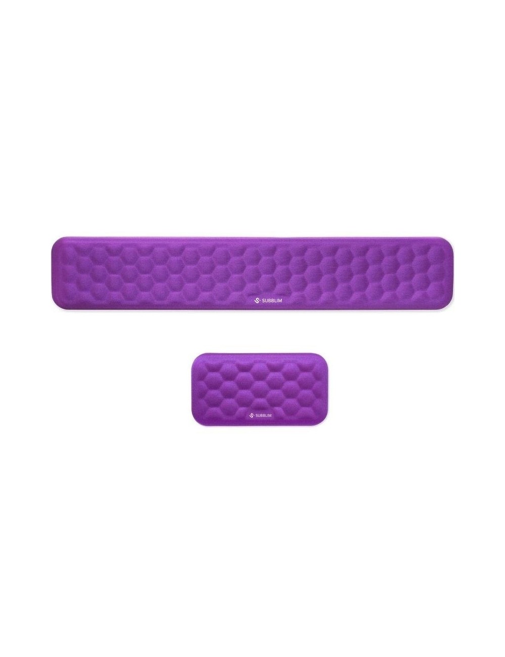 Pack de 2 Reposamuñecas Subblim Ergo AirPadding/ Púrpura