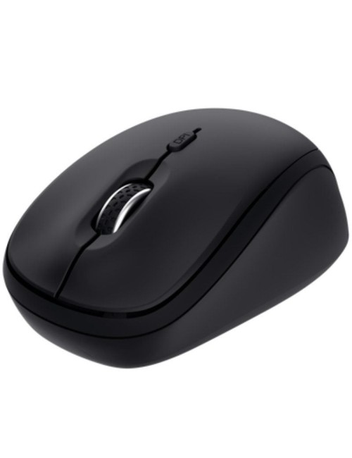 Ratón Mini Inalámbrico Trust Yvi+ Multidispositivo/ Hasta 1600 DPI/ Negro