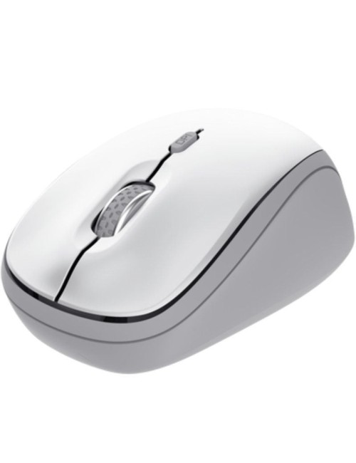 Ratón Mini Inalámbrico Trust Yvi+ Multidispositivo/ Hasta 1600 DPI/ Blanco