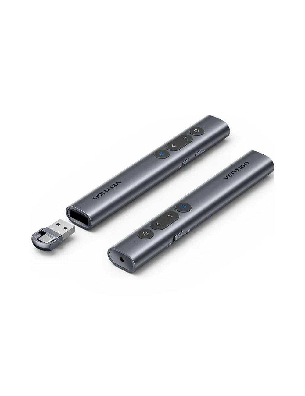 Presentador Inalámbrico Vention KQIH0/ 2.4GHz/ Gris