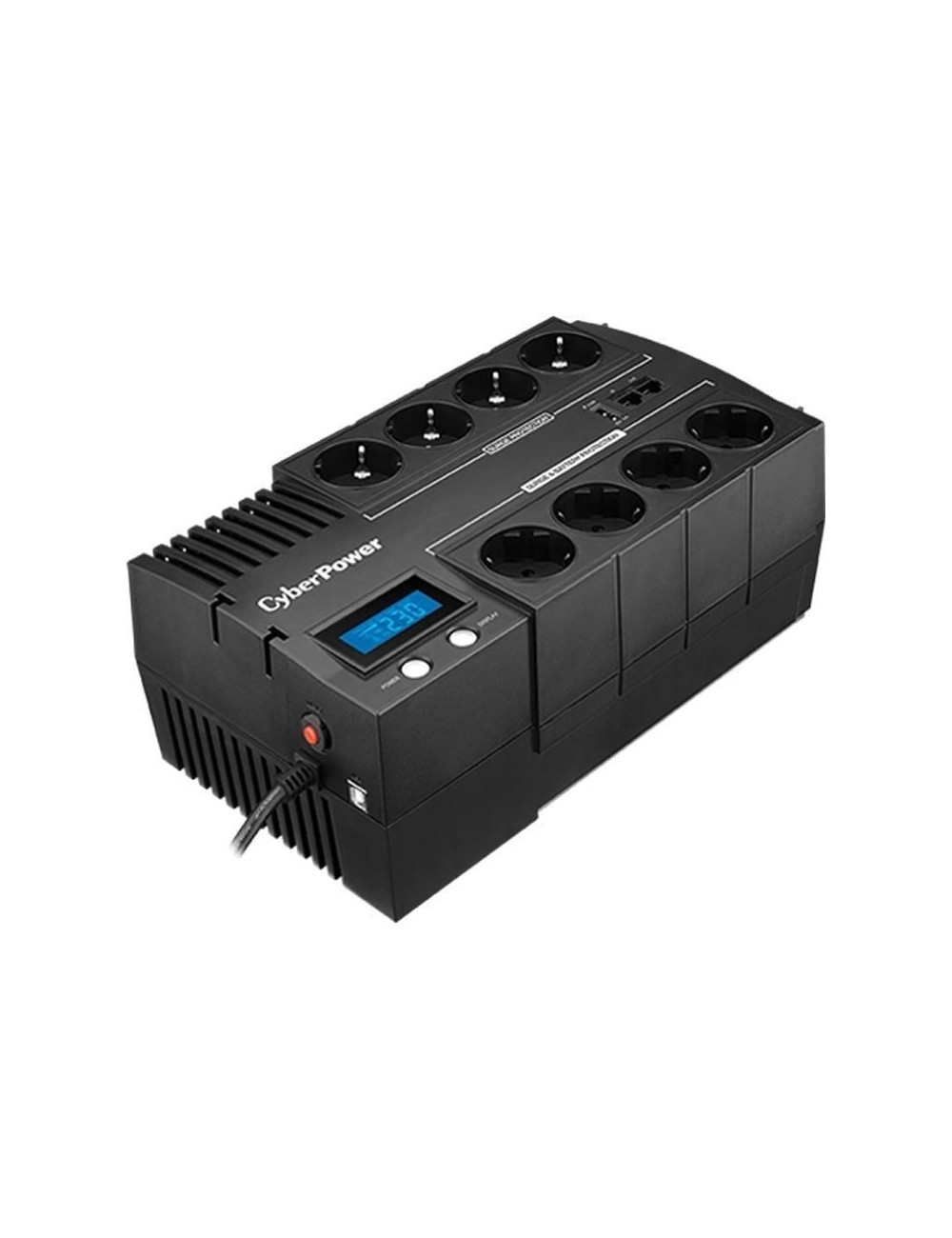 SAI Línea Interactiva Cyberpower BR1200ELCD/ 1200VA-720W/ 8 Salidas/ Formato Bloque