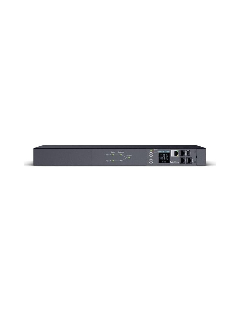 Unidad de Distribución para Alimentación Cyberpower PDU44005/ 16A/ 8x IEC C13 - 2x IEC C19/ Formato Rack 1U