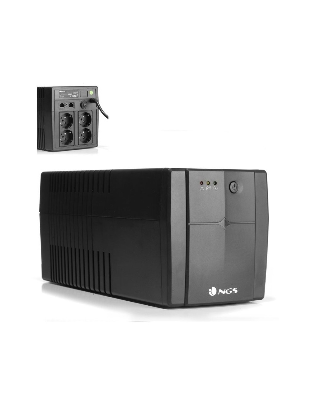 SAI Offline NGS Fortress 1500 V2/ 1200VA-720W/ 4 Salidas/ Formato Torre