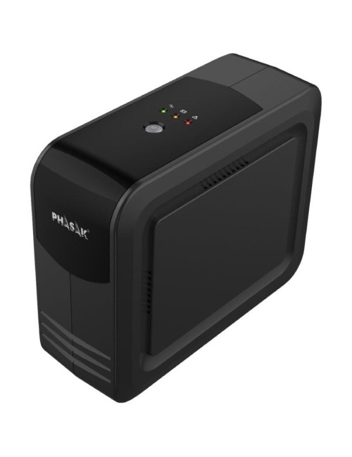SAI Línea Interactiva Phasak Smart Lite 750 VA/ 750VA-450W/ 3 Salidas/ Formato Torre