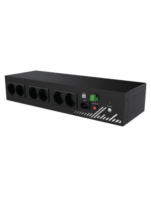 SAI Línea Interactiva Phasak Compact/ 800VA-480W/ 8 Salidas/ Formato Rack 2U