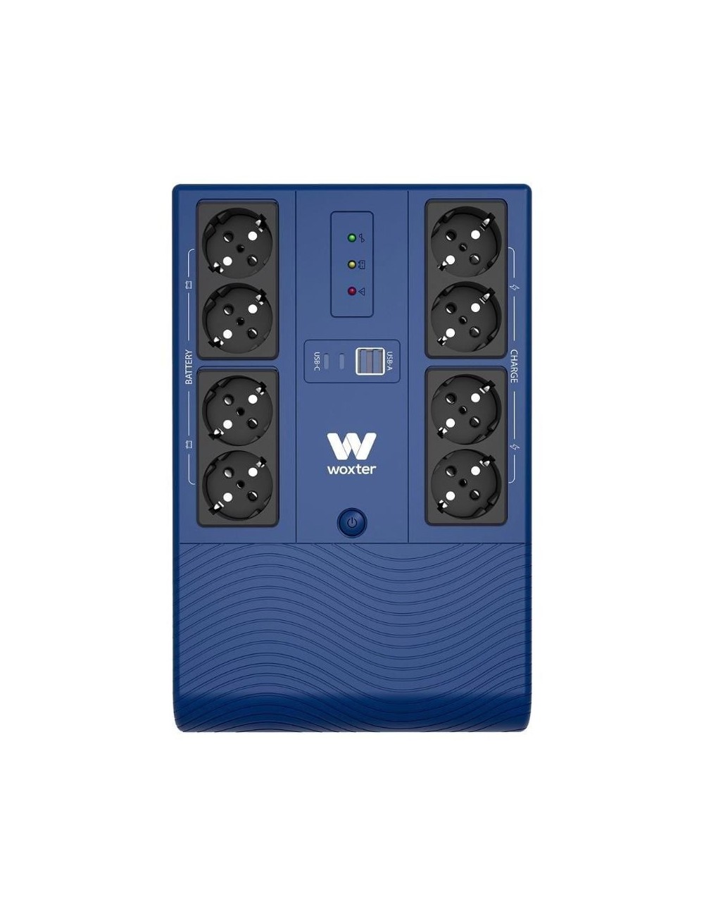 SAI Línea Interactiva Woxter Multibase UPS 1200 VA/ 1200VA-720W/ 8 Salidas/ Formato Torre