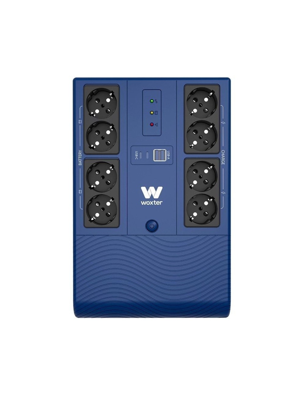 SAI Línea Interactiva Woxter Multibase UPS 800 VA/ 800VA-480W/ 8 Salidas/ Formato Torre