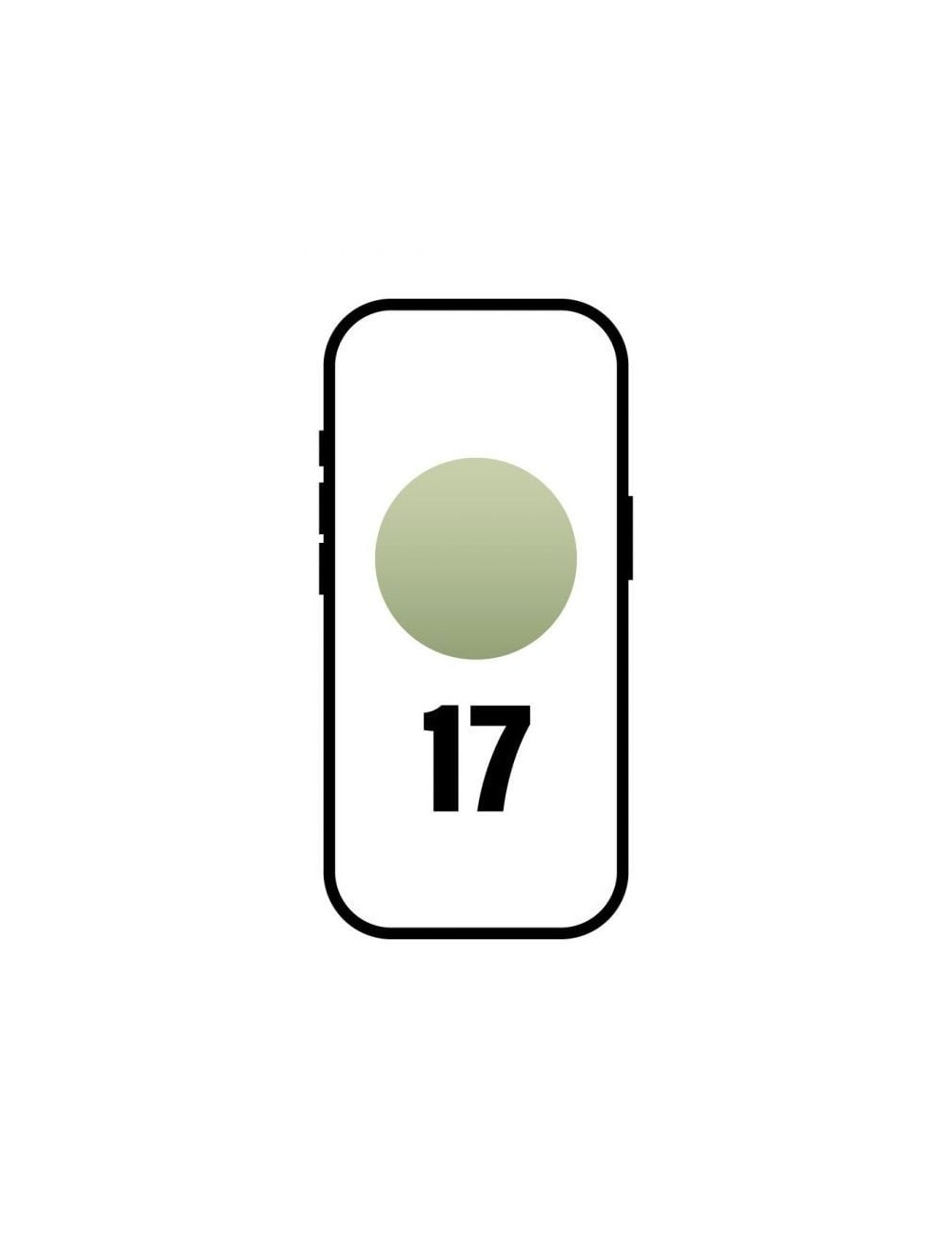 Smartphone Apple iPhone 17 256GB/ 6.3'/ 5G/ Verde salvia