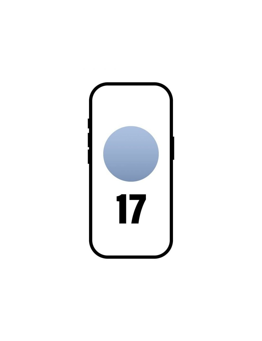 Smartphone Apple iPhone 17 512GB/ 6.3'/ 5G/ Azul Neblina
