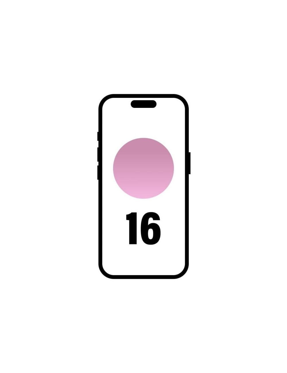 Smartphone Apple iPhone 16 128GB/ 6.1'/ 5G/ Rosa