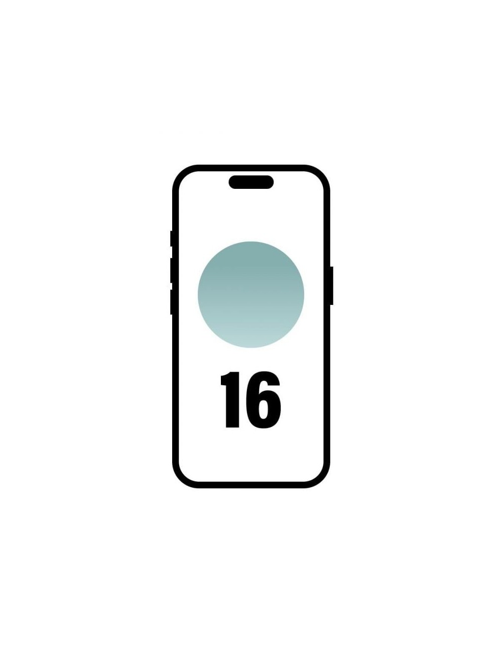 Smartphone Apple iPhone 16 128GB/ 6.1'/ 5G/ Verde Azulado