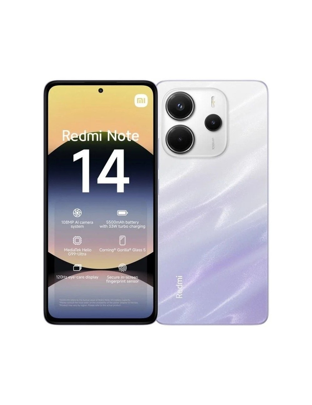 Smartphone Xiaomi Redmi Note 14 6GB/ 128GB/ 6.67'/ Púrpura