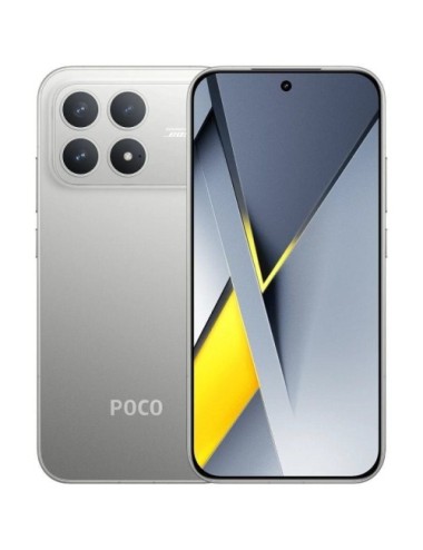 Smartphone Xiaomi POCO F8 Pro 12GB/ 256GB/ 6.59'/ 5G/ Titanio Plateado