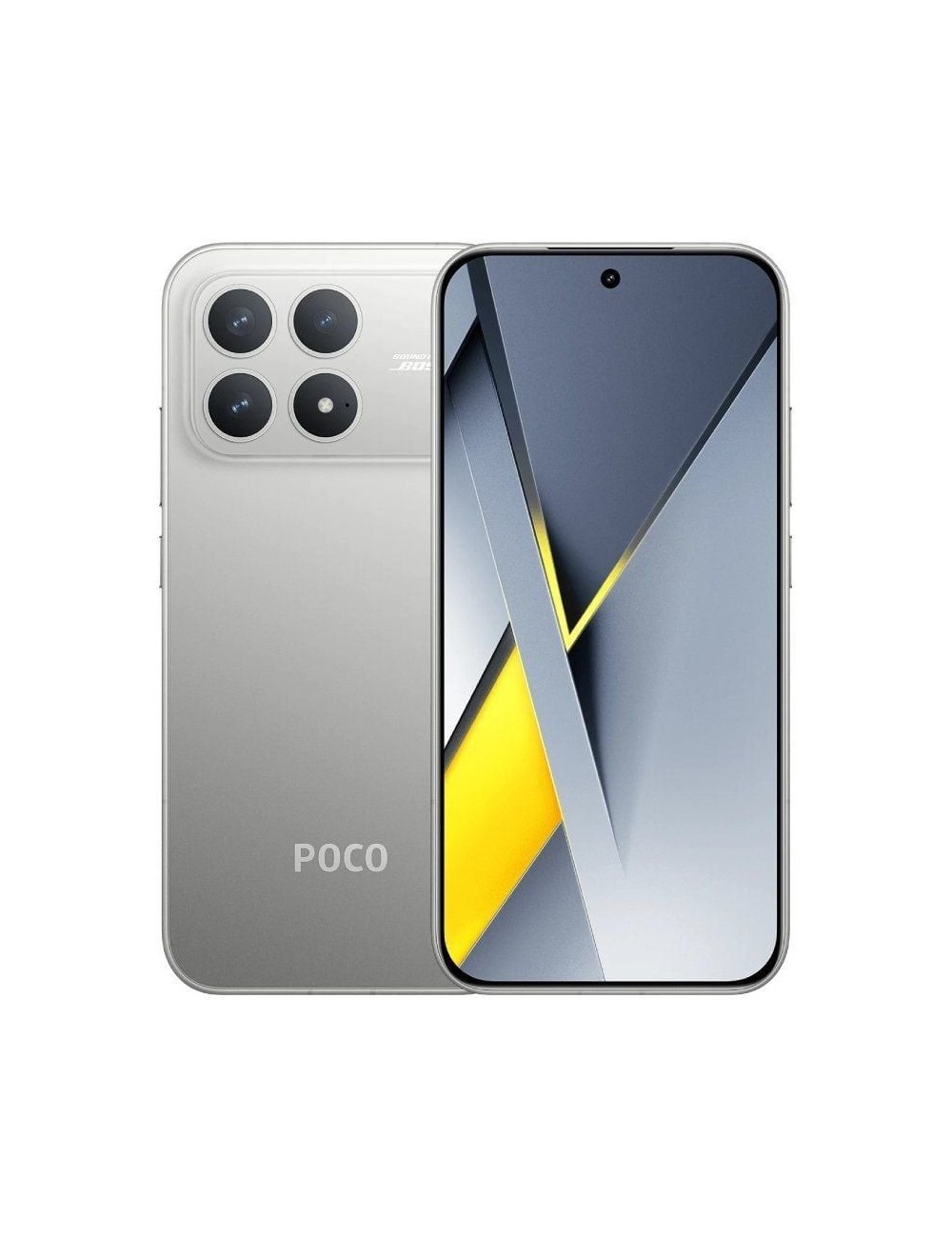 Smartphone Xiaomi POCO F8 Pro 12GB/ 256GB/ 6.59'/ 5G/ Titanio Plateado