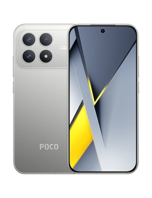 Smartphone Xiaomi POCO F8 Pro 12GB/ 256GB/ 6.59'/ 5G/ Titanio Plateado