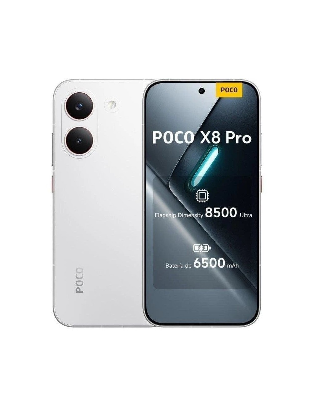Smartphone Xiaomi POCO X8 Pro 8GB/ 256GB/ 6.59'/ 5G/ Blanco