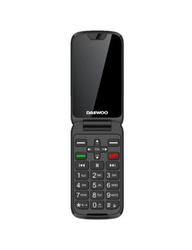 Teléfono Móvil Daewoo DW8005 para Personas Mayores/ 4G/ Negro