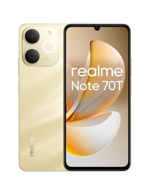 Smartphone Realme Note 70T 4GB/ 128GB/ 6.74'/ Dorado Playa