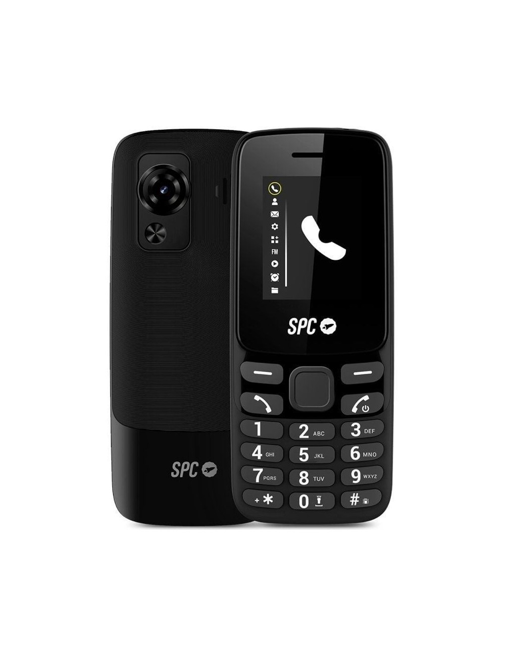 Teléfono Móvil SPC Talk 2 para Personas Mayores/ 4G/ Negro