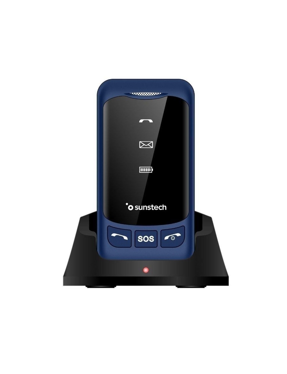 Teléfono Móvil Sunstech CELT25BL para Personas Mayores/ Azul