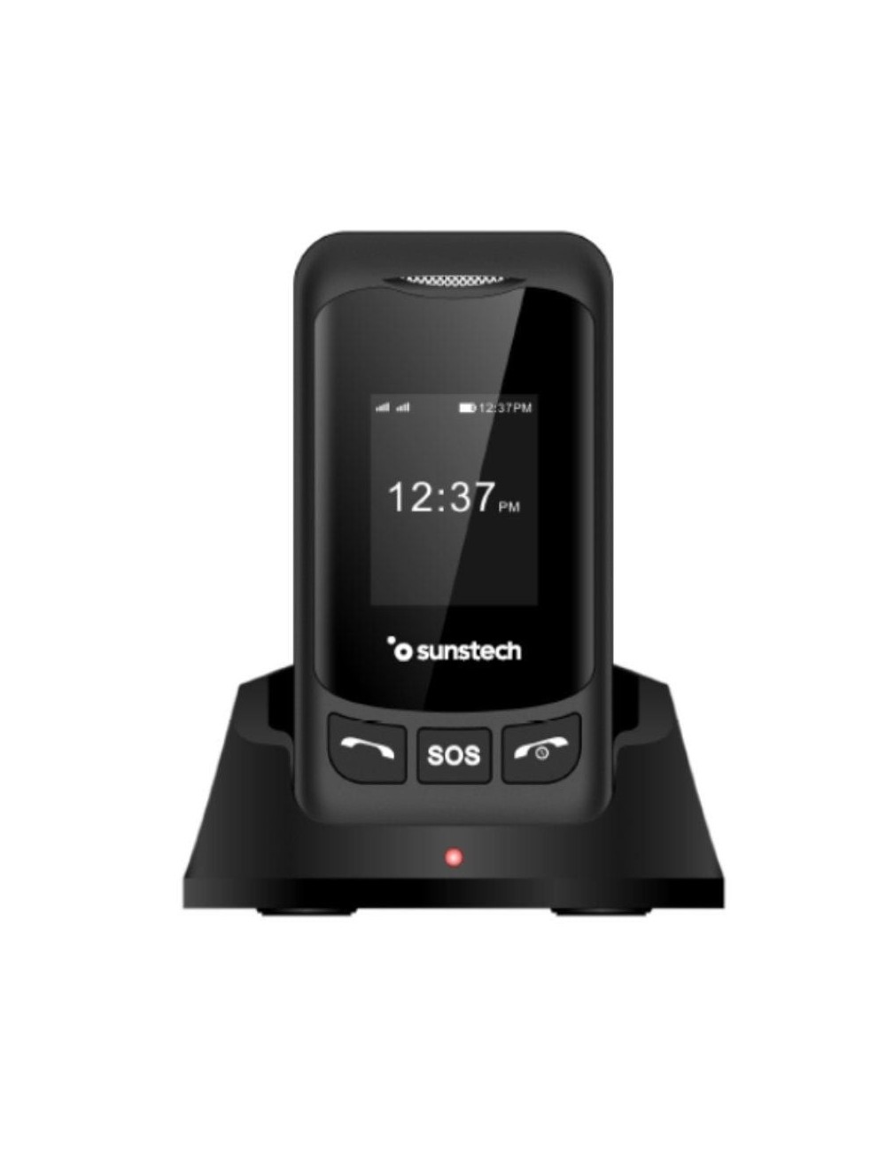 Teléfono Móvil Sunstech CELT26 para Personas Mayores/ Negro