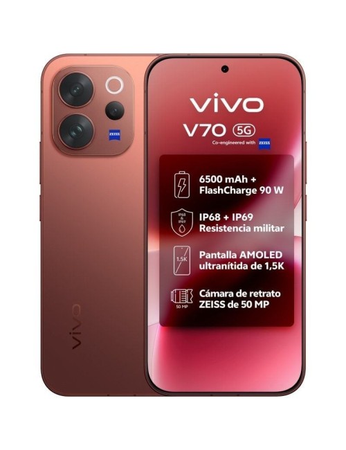 Smartphone Vivo V70 8GB/ 512GB/ 6.59'/ 5G/ Marrón