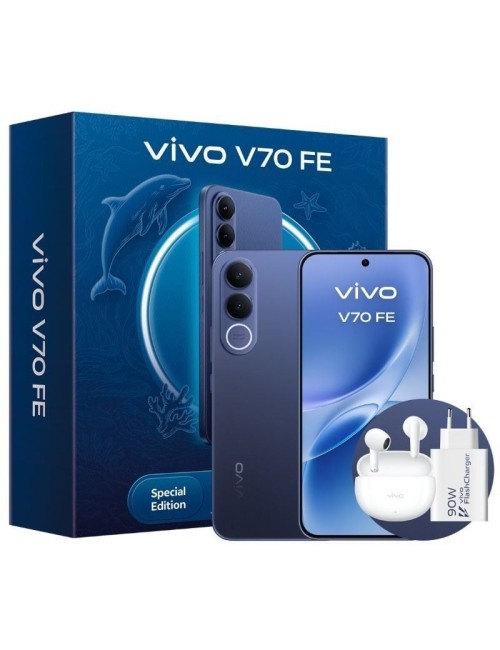 Smartphone Vivo V70 FE 8GB/ 256GB/ 6.83'/ 5G/ Azul/ Incluye Cargador + Auriculares