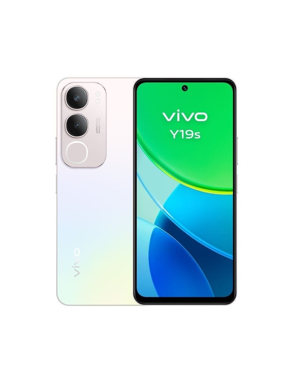 Smartphone Vivo Y19s 6GB/ 128GB/ 6.68'/ Plata Perla