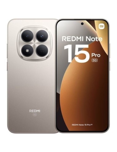 Smartphone Xiaomi Redmi Note 15 Pro 8GB/ 512GB/ 6.83'/ 5G/ Titanio