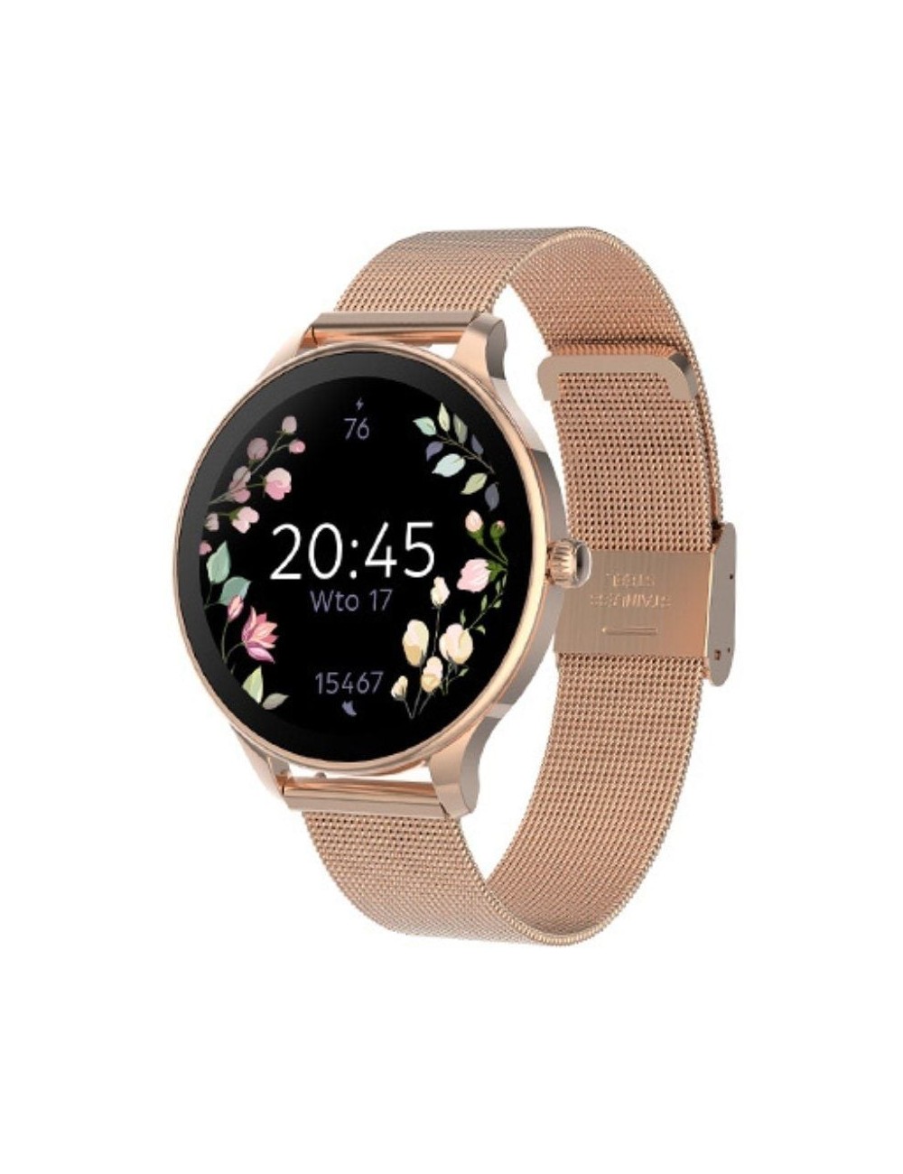 Smartwatch Forever Velora SB-306/ Notificaciones/ Frecuencia Cardíaca/ Oro Rosa