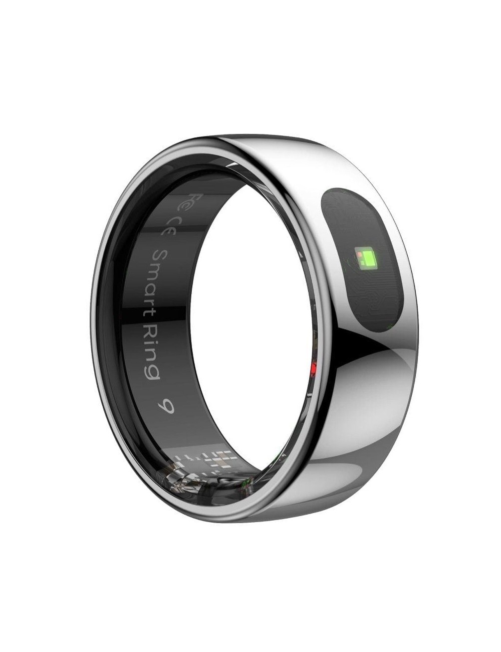 Anillo Inteligente Leotec Kör Ha Talla 9/ Ø19.1mm/ Notificaciones/ Frecuencia Cardíaca/ Plata