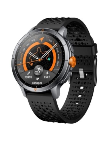 Smartwatch Qubo SMT-500AGP/ Notificaciones/ Frecuencia Cardíaca/ GPS/ Negro