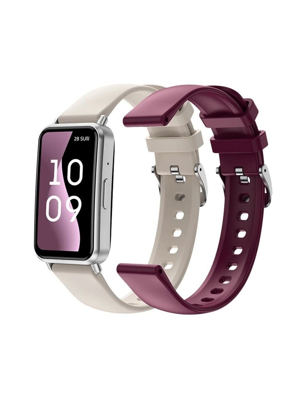 Smartwatch SPC Duo Fit/ Notificaciones/ Frecuencia Cardíaca/ Blanco