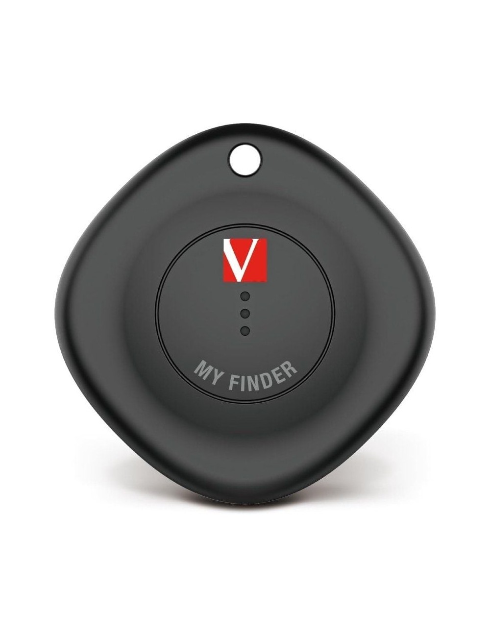 Localizador Verbatim My Finder Bluetooth Tracker MYF-01 compatible con Apple/ Incluye Llavero y Pila/ Negro