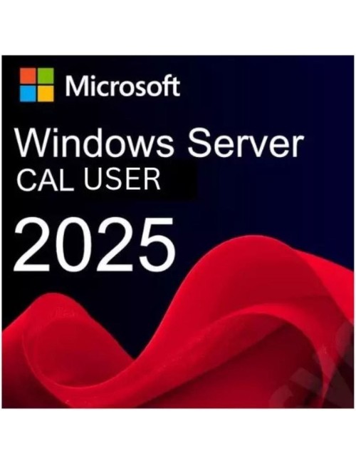 Licencia Microsoft Windows Server 2025/ CAL/ 5 Usuarios