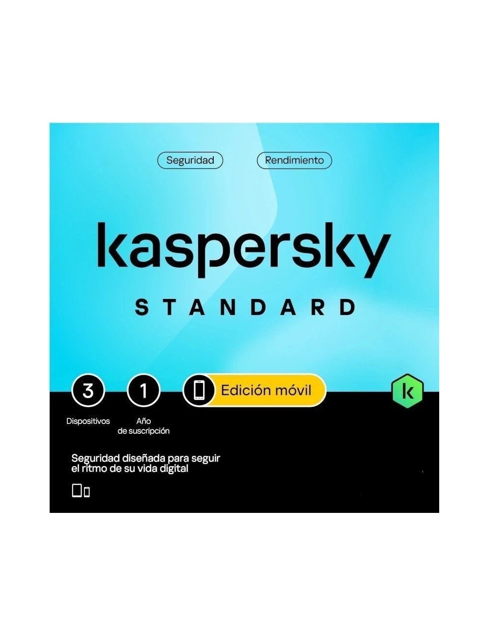 Kaspersky Standard Mobile para Android/ 3 Dispositivos/ 1 Año