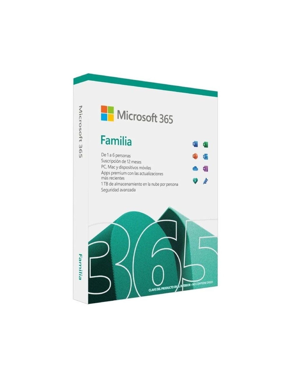 Microsoft 365 Familia/ 6 Usuario/ 1 Año/ 5 Dispositivos