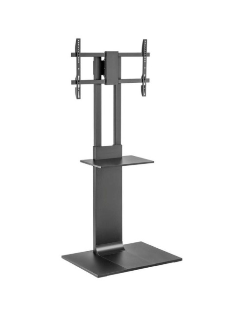 Soporte de Suelo Inclinable/ Giratorio con Bandeja DVD Aisens FT86TSE-399 para TV de 37-86'/ hasta 50kg