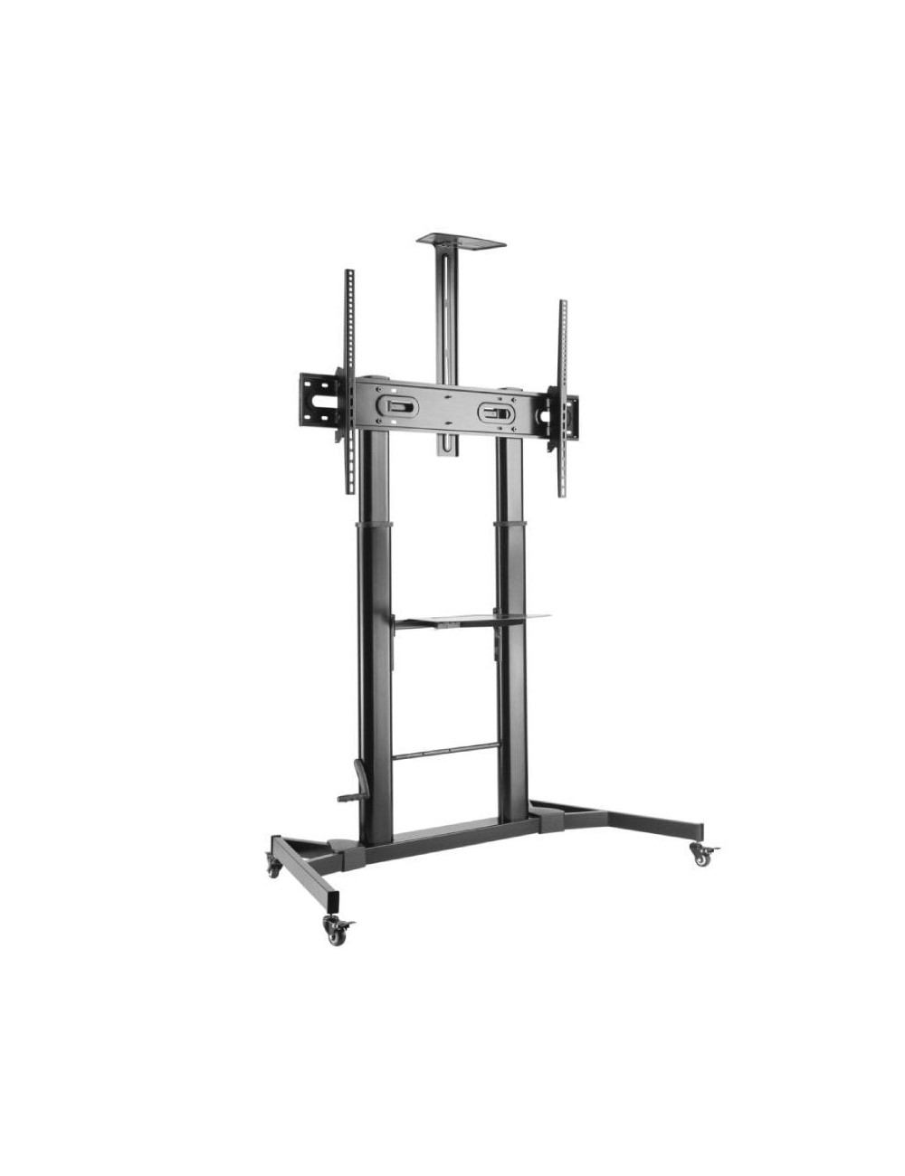 Soporte de Suelo Inclinable con Ruedas y Manivela Aisens FT100TE-171 para TV 60-100'/ hasta 100kg
