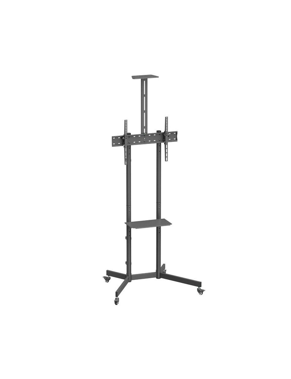 Soporte de Suelo Inclinable con Ruedas/ Soporte de Cámara Aisens FT70TE-335 para TV 37'-70'/ hasta 45kg