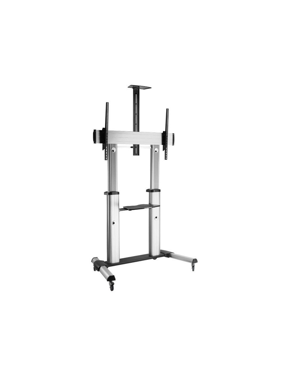 Soporte de Suelo Inclinable con Ruedas Fonestar STS-40106P para TV de 60-100'/ hasta 100kg