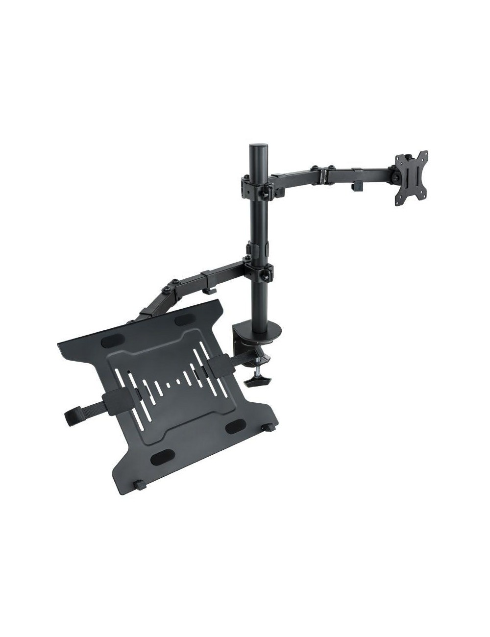 Soporte de Mesa Orientable/ Inclinable Tooq DB1200TN-B para TV y Portátil de 13-32'