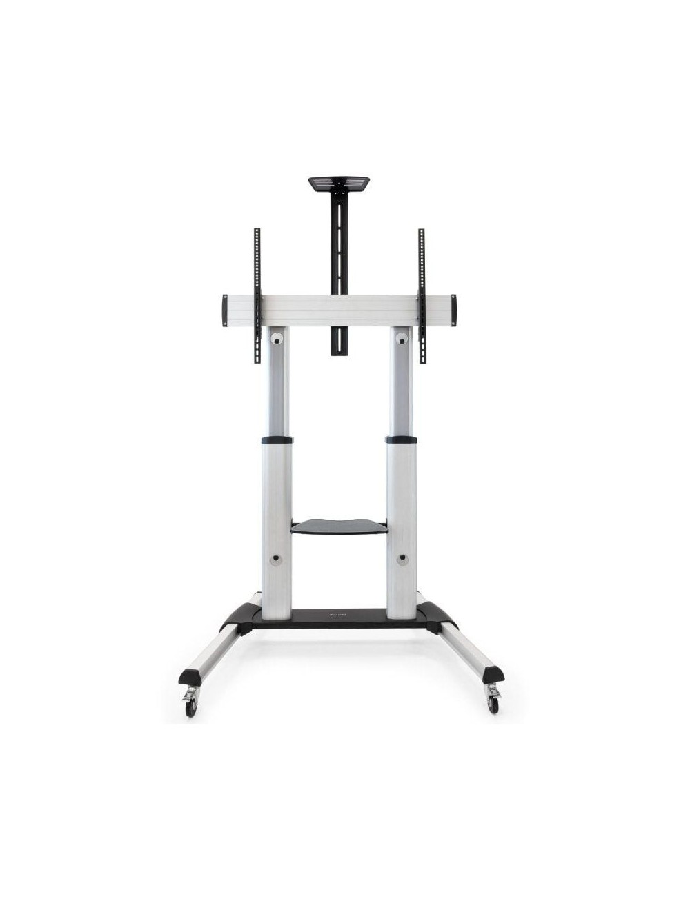Soporte de Suelo Inclinable/ Ajustable con Ruedas TooQ FS20300M-B para TV de 60-100'/ hasta 100kg
